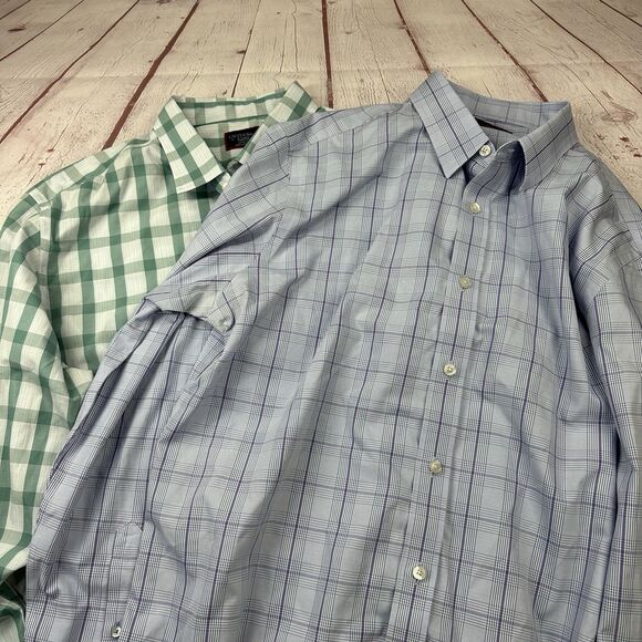 Lot of 2 UNTUCKIT Shirts Mens XL 100% Cotton Reg Fit Wrinkle Free Button Up - Picture 1 of 15